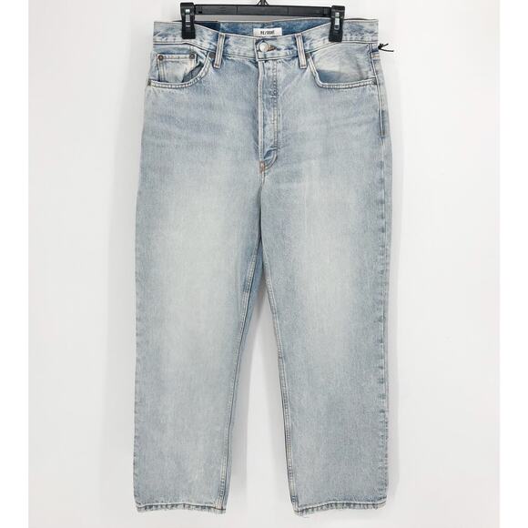 RE/DONE Women's 90's Low Slung Jeans 28 Vintage Playa Light Blue 100% Cotton NWT - Picture 4 of 13